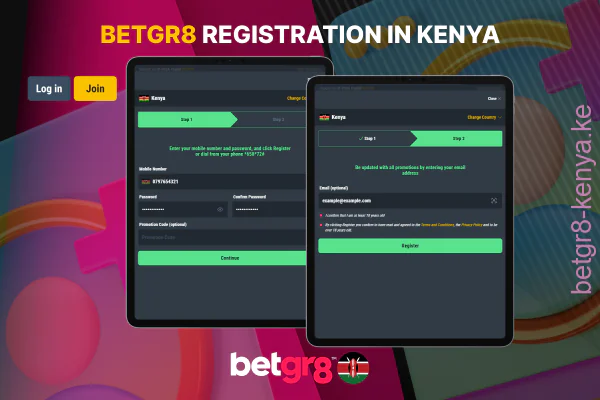 After registering with Betgr8, players from Kenya can bet on sports and play casino games