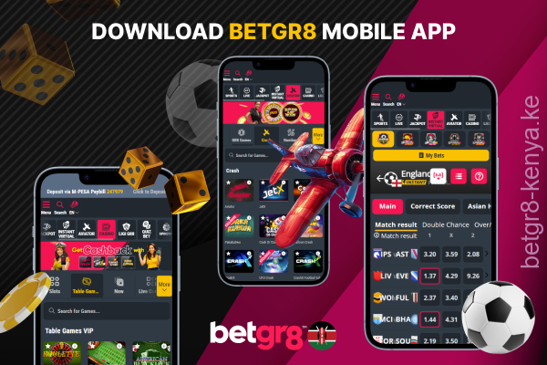 The Betgr8 mobile app allows Nigerian users to bet on sports, play casino games and receive exclusive bonuses